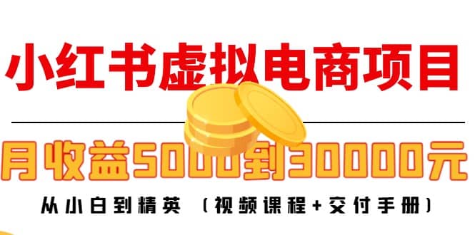 小红书虚拟电商项目：从小白到精英 (视频课程 交付手册)-杨振轩笔记