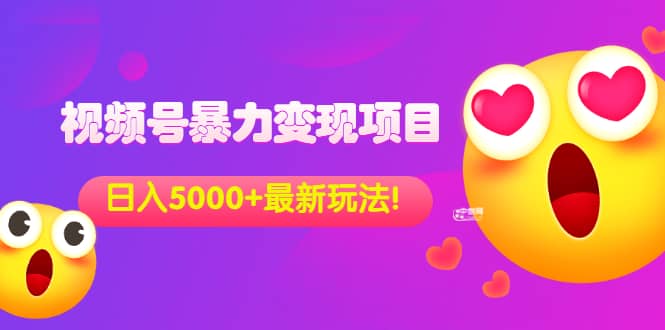 外面收费699的视频号暴力变现项目，日入5000 ，简单易操作当天见效果-杨振轩笔记