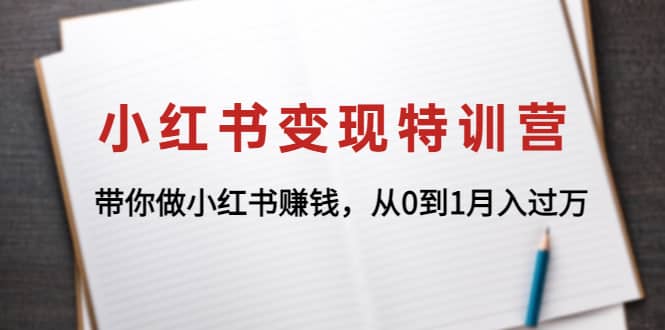 小红书变现特训营：带你做小红书项目-杨振轩笔记