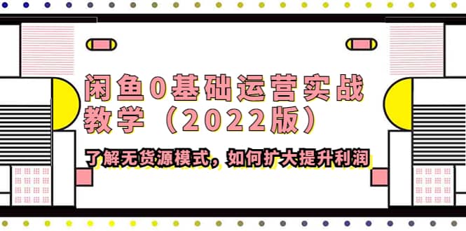 闲鱼0基础运营实战教学（2022版）了解无货源模式，如何扩大提升利润-杨振轩笔记