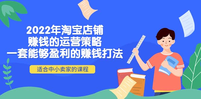 2022年淘宝店铺赚钱的运营策略：一套能够盈利的赚钱打法，适合中小卖家-杨振轩笔记