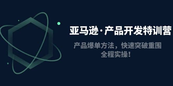 亚马逊·产品开发特训营：产品爆单方法，快速突破重围，全程实操-杨振轩笔记