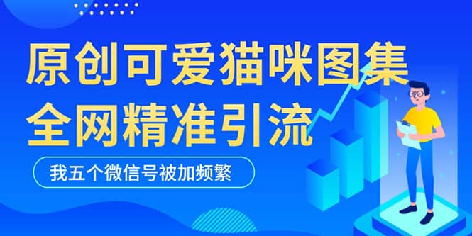 黑科技纯原创可爱猫咪图片，全网精准引流，实操5个VX号被加频繁-杨振轩笔记