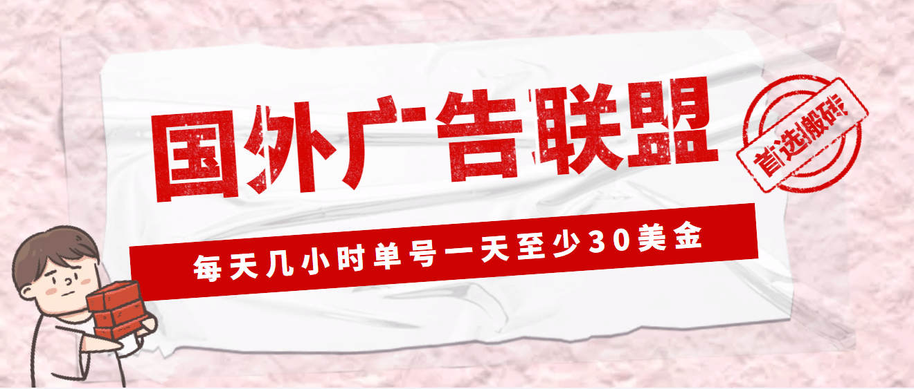 外面收费1980最新国外LEAD广告联盟搬砖项目，单号一天至少30美元(详细教程)-杨振轩笔记