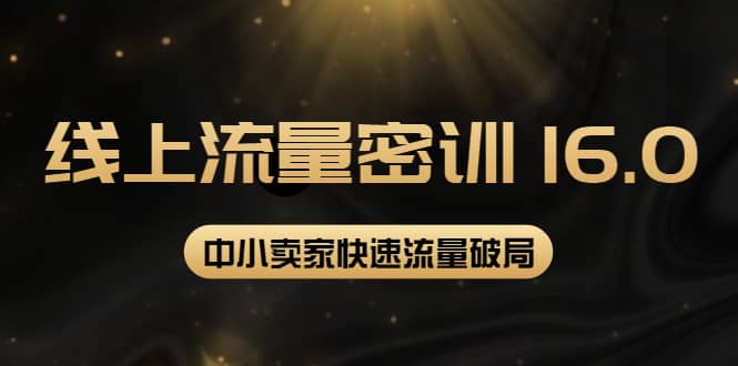 2022秋秋线上流量密训16.0：包含 暴力引流10W 中小卖家流量破局技巧 等等！-杨振轩笔记