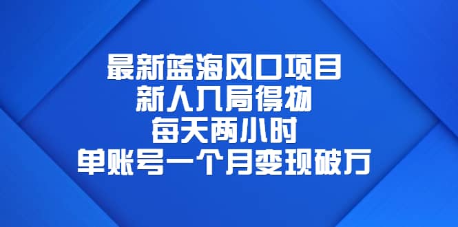 最新蓝海风口项目，新人入局得物，每天两小时，单账号一个月变现破万-杨振轩笔记