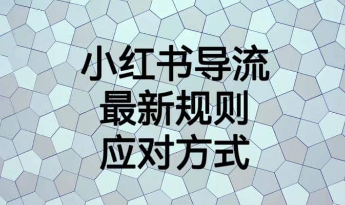 小红书导流最新规则应对方式【揭秘】-杨振轩笔记