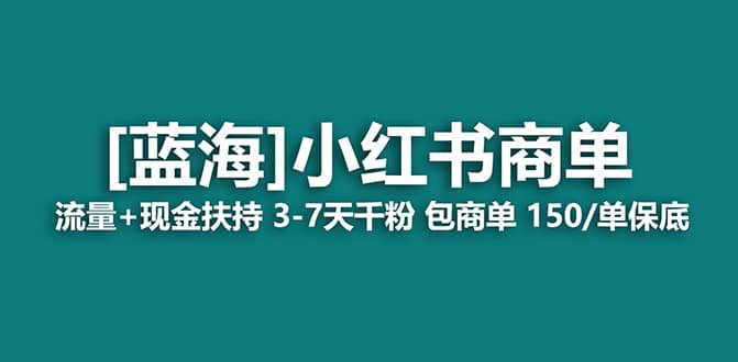 2023蓝海项目【小红书商单】流量 现金扶持，快速千粉，长期稳定，最强蓝海-杨振轩笔记