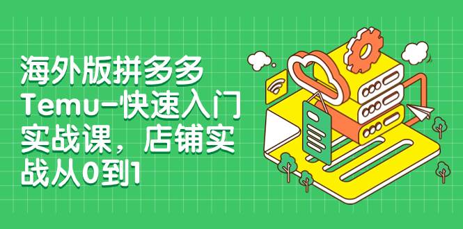 海外版拼多多Temu-快速入门实战课，店铺实战从0到1（12节课）-杨振轩笔记