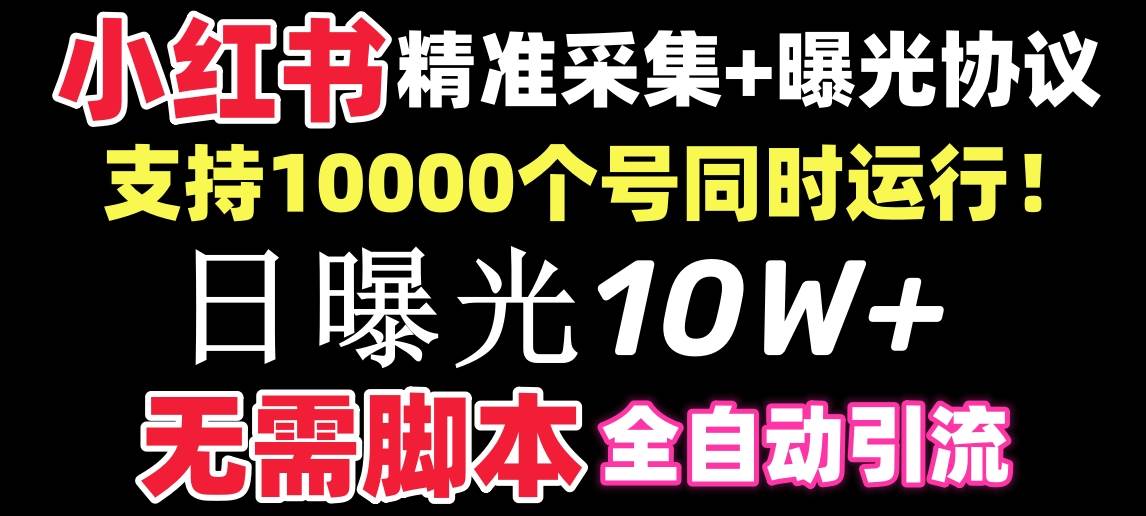 【价值10万！】小红书全自动采集 引流协议一体版！无需手机，支持10000-杨振轩笔记