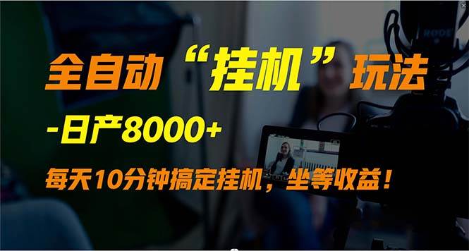 全自动“挂机”玩法，实现睡后收入，日产8000+-杨振轩笔记
