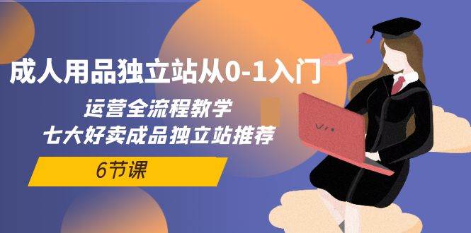 成人用品独立站从0-1入门，运营全流程教学，七大好卖成品独立站推荐-6节课-杨振轩笔记