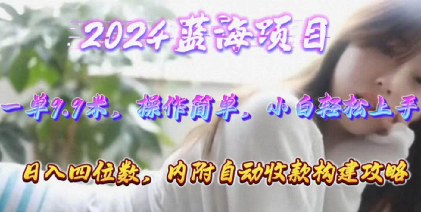 年轻群体的蓝海市场，1单9.9元，操作简单，小白轻松上手，日入四位数-杨振轩笔记